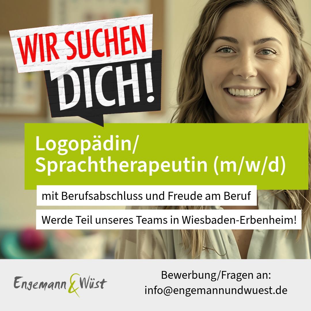 Wir suchen Logopädin (m/w/d)